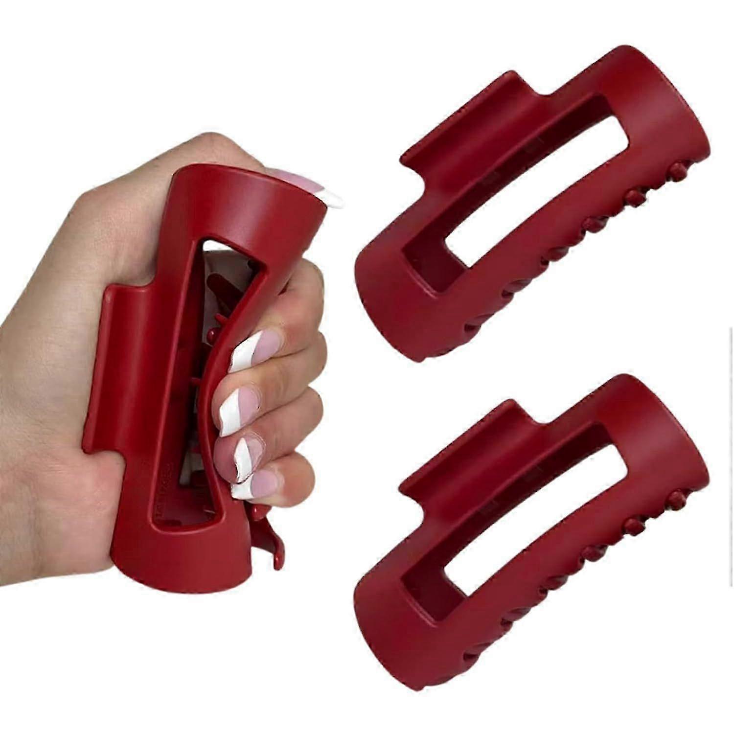 flexible claw clips square frosting for women