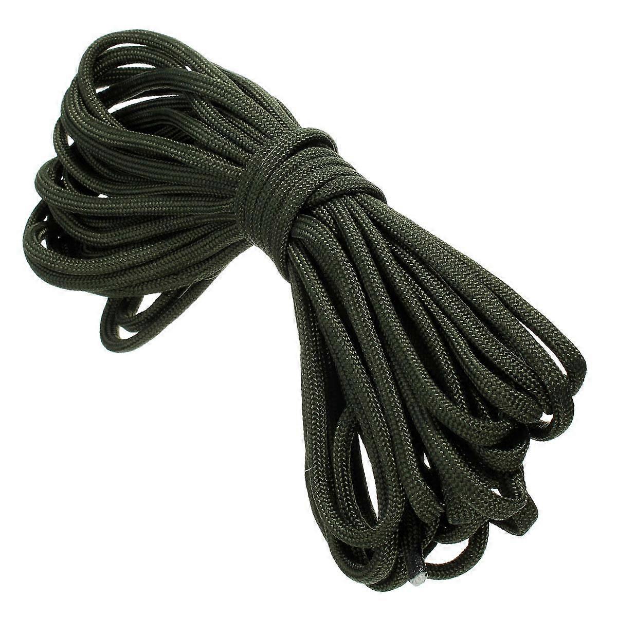 7 Rope Paracord Parachute Rope Resistant Camping Color: green Length: 15M