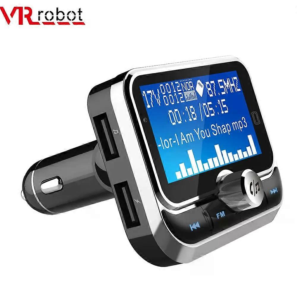 VR robot FM Transmitter Bluetooth Car MP3 Music EQ Player Support Folder Play Wirless Handsfree Car Kit with 1.8'' LCD Screen