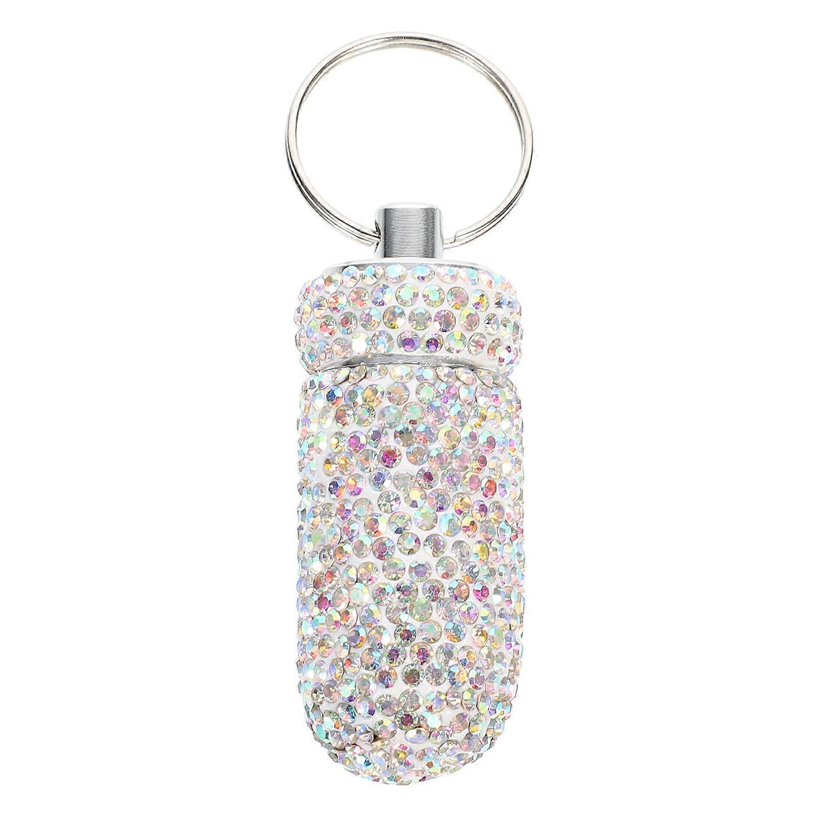 Aluminum Alloy Pill Holder Container for Storage 1Pcs Portable Case