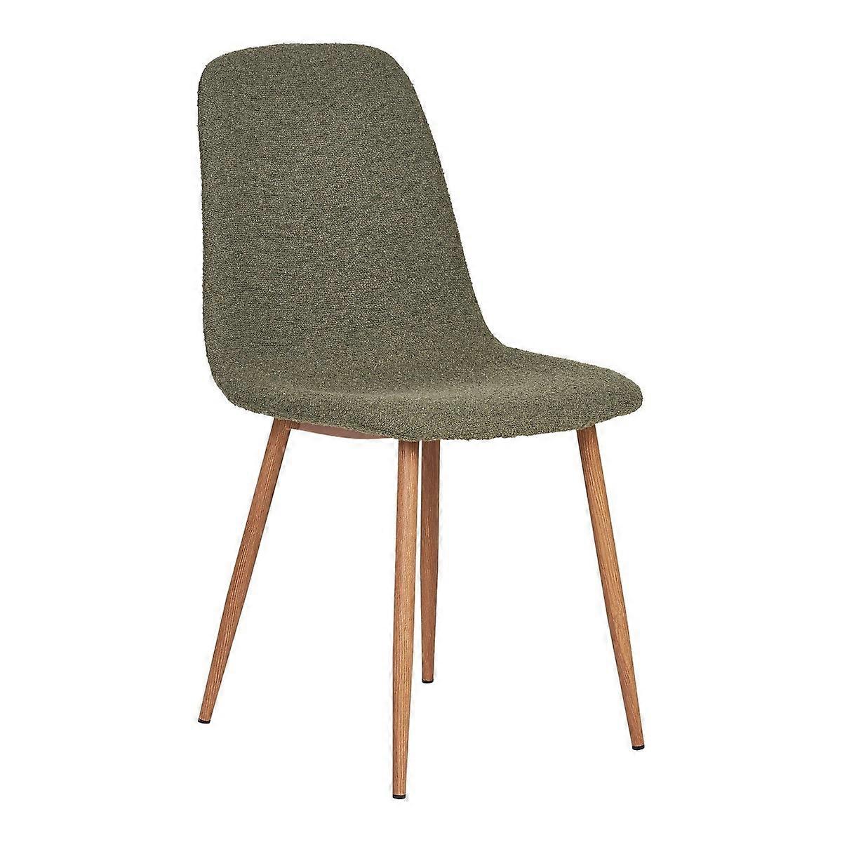 Ensemble de 2 chaises Stockholm, Vert, Polyester, 44x50x86 cm