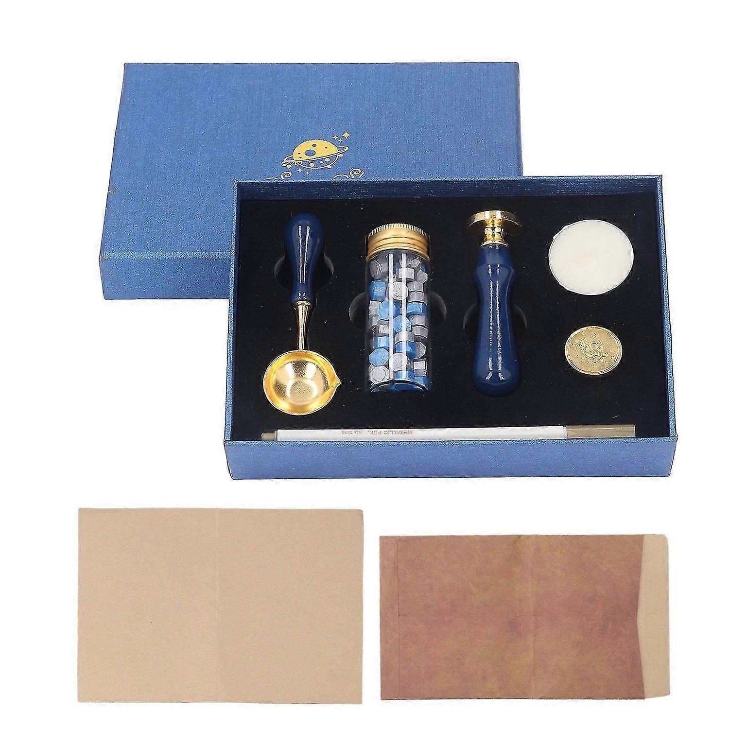 2025 Latest Model Sealing Wax Stamp Kit Dreamy Exquisite Pattern DIY