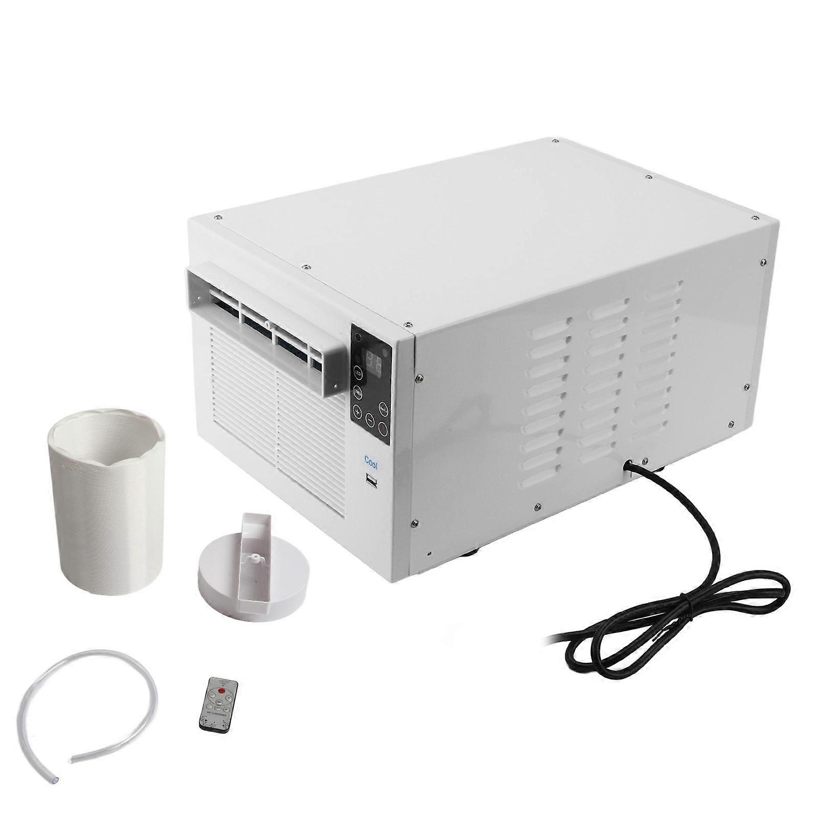 Portable Air Conditioner 1900BTU 280W Mini Mobile AC with Remote Control for Home Dorm Office Camping Pet Space UK Plug 220V