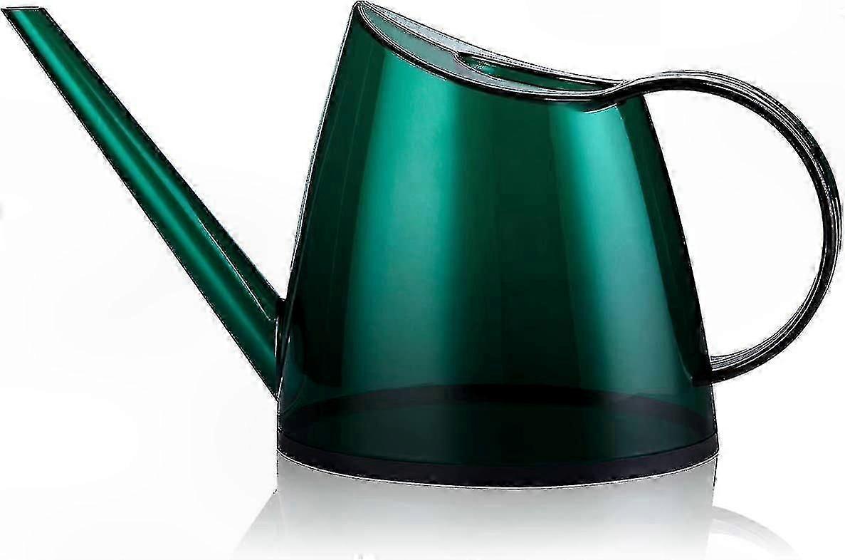 Small Translucent Watering Can with Long Spout for Indoor Plants, 1.4L Capacity