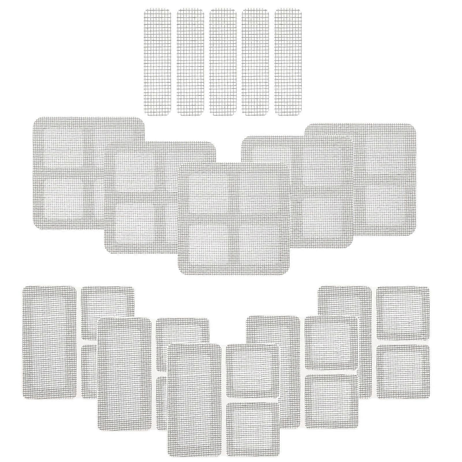 Mesh Screen Repair Patch Window Screen Repair Adhesive 75 Sheets