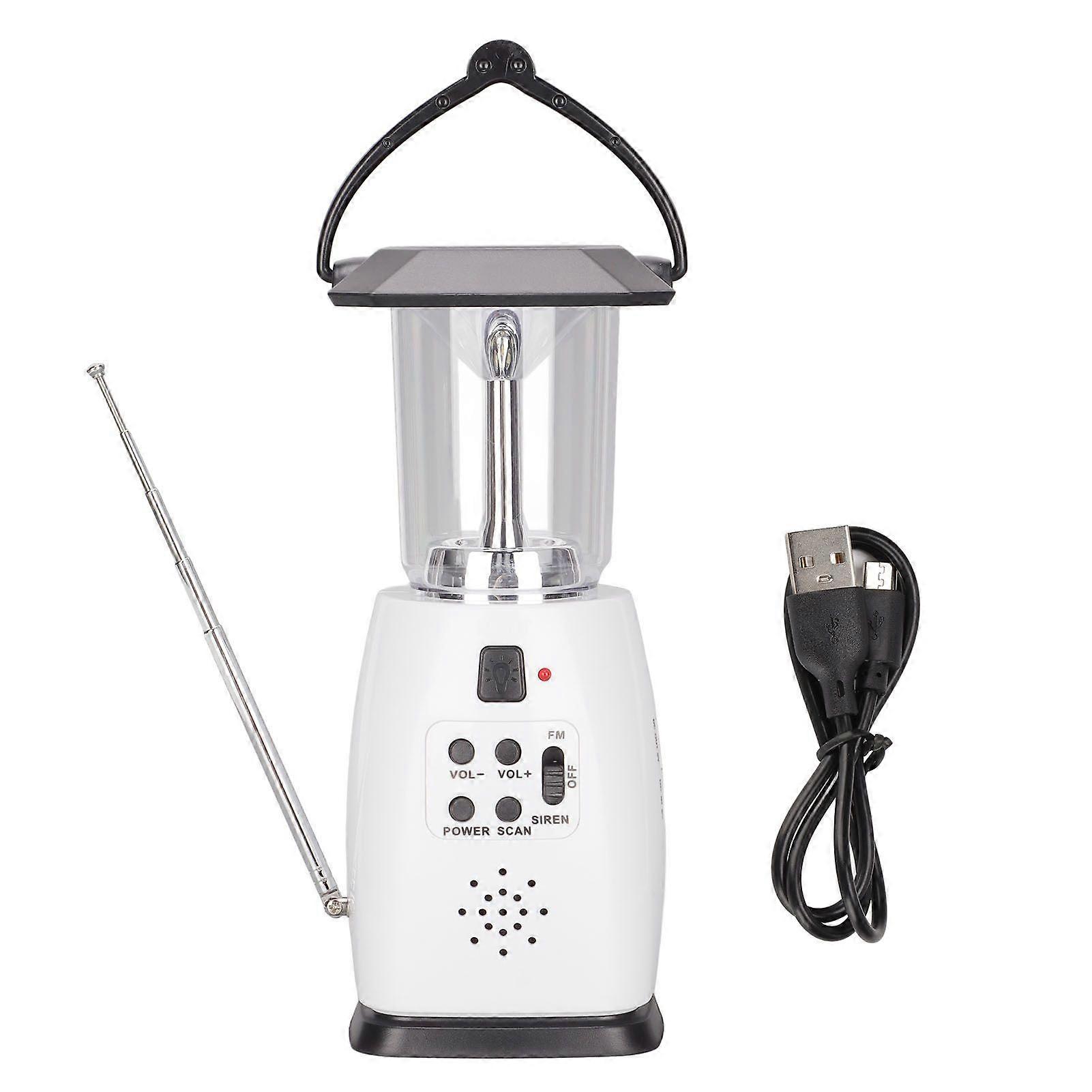 Hand Crank Radio Multi Charging Weather Alert 1200mAh Phone Charger Emergency Radio with LED Light for Camping Hiking