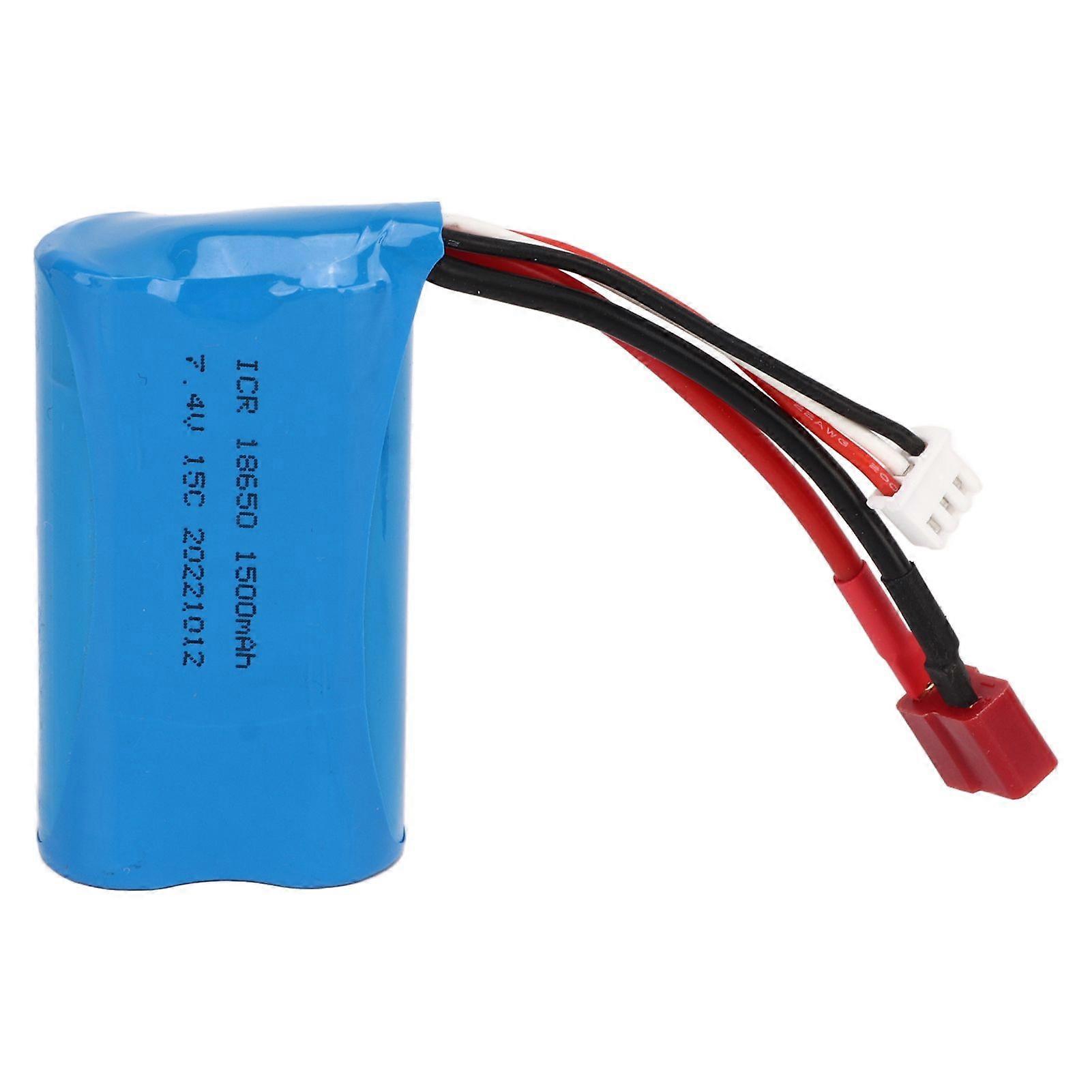 7.4V 1500MAH 15C Lithium Battery T Plug Rechargeable High Discharge RC Li Ion Battery for Syma 822 T39 T40 F39 F49
