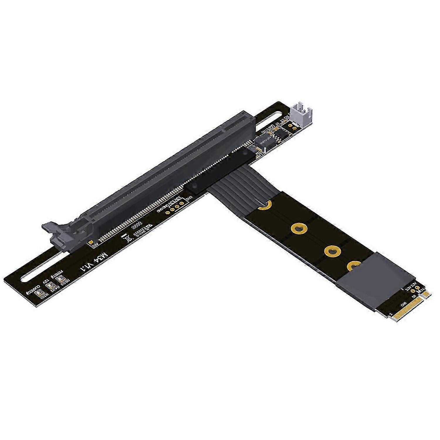 PCIe X4 4.0 M.2 NVMe to X16 Riser Adapter for PCIeX16 /for AMD Graphics Card to M.2(Ultra SSD M-Key)