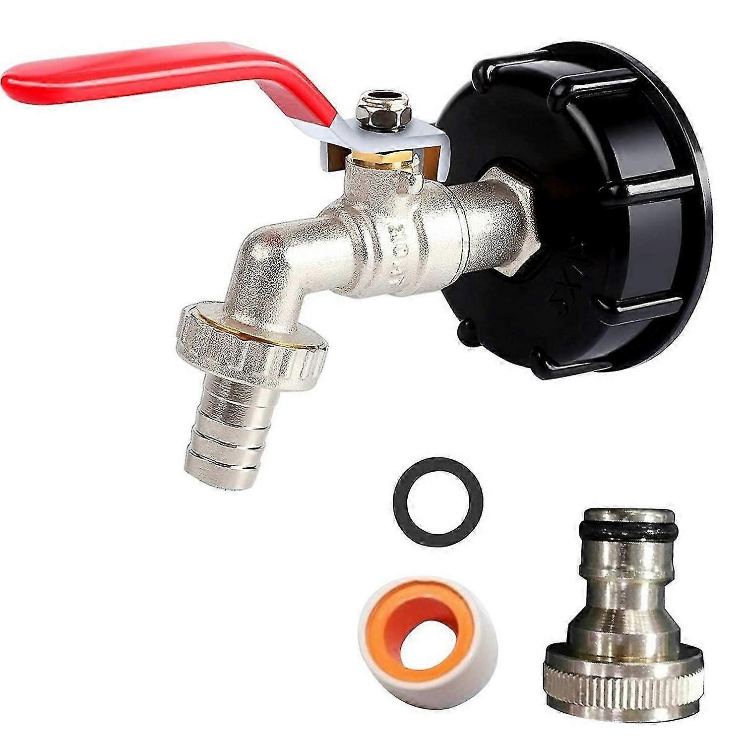 IBC Container 1/2 Inch Brass Ibc Tank Accessories Ibc Tank Adapter Ibc Valve for S60X6 Water Tank 10