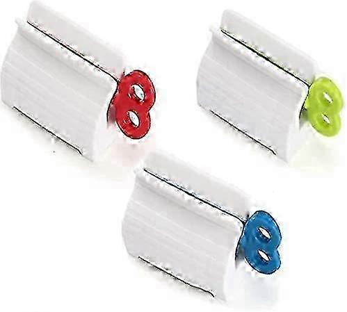 Pieces Toothpaste Dispenser, Toothpaste Squeezer Tube Wringer Squeezer Paint Tubes Squeezer Roller, for Toothpaste Paints CosmeticsMixed Colors