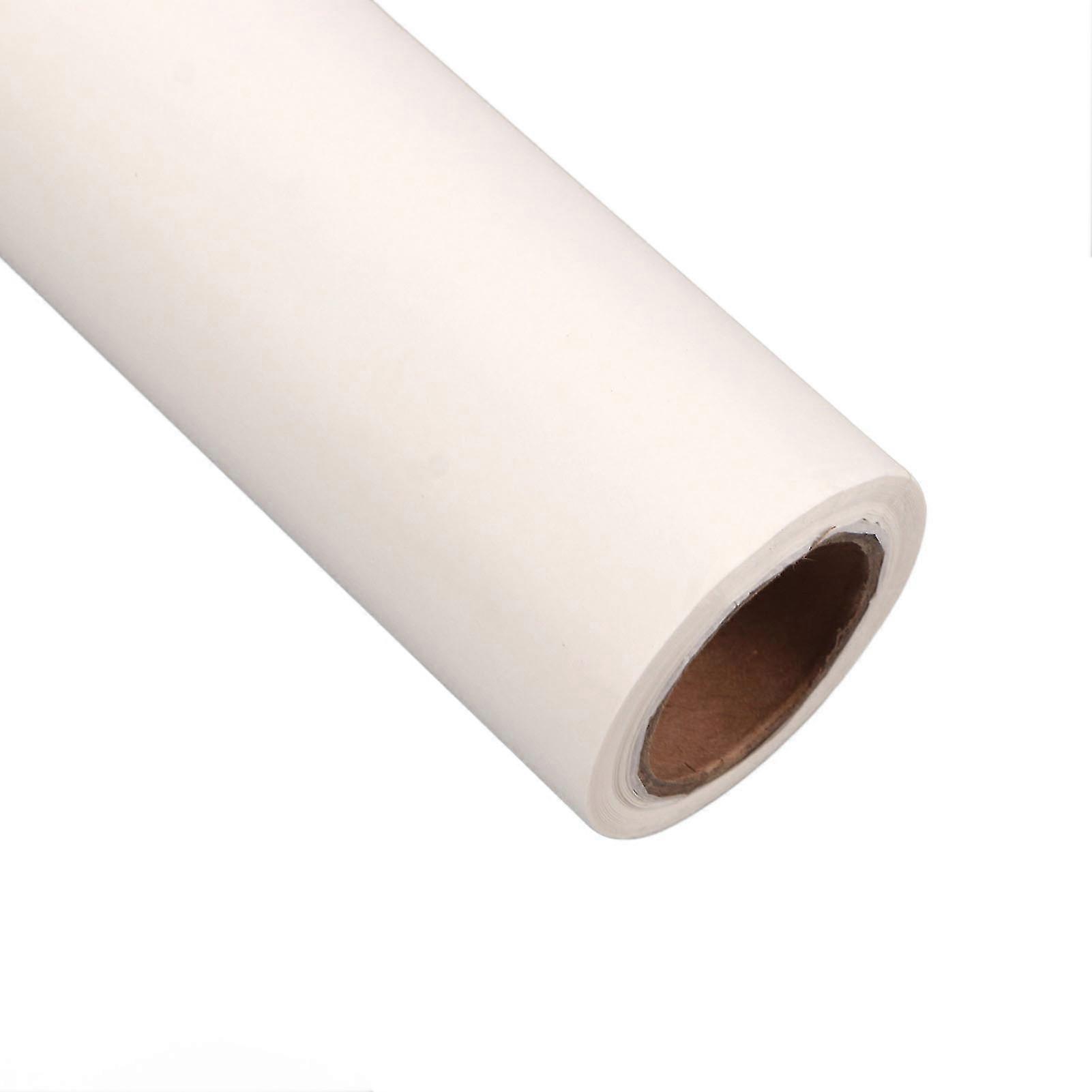 44cm Wide High-Transparency Tracing Paper Roll, 23m Length, Clear Ink Absorption for Sewing and Drafting Projects
