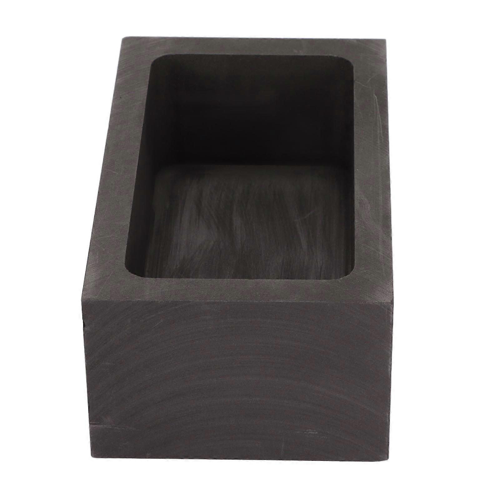 Graphite Ingot Mold 101ml Rectangular Crucible 100x60x40mm