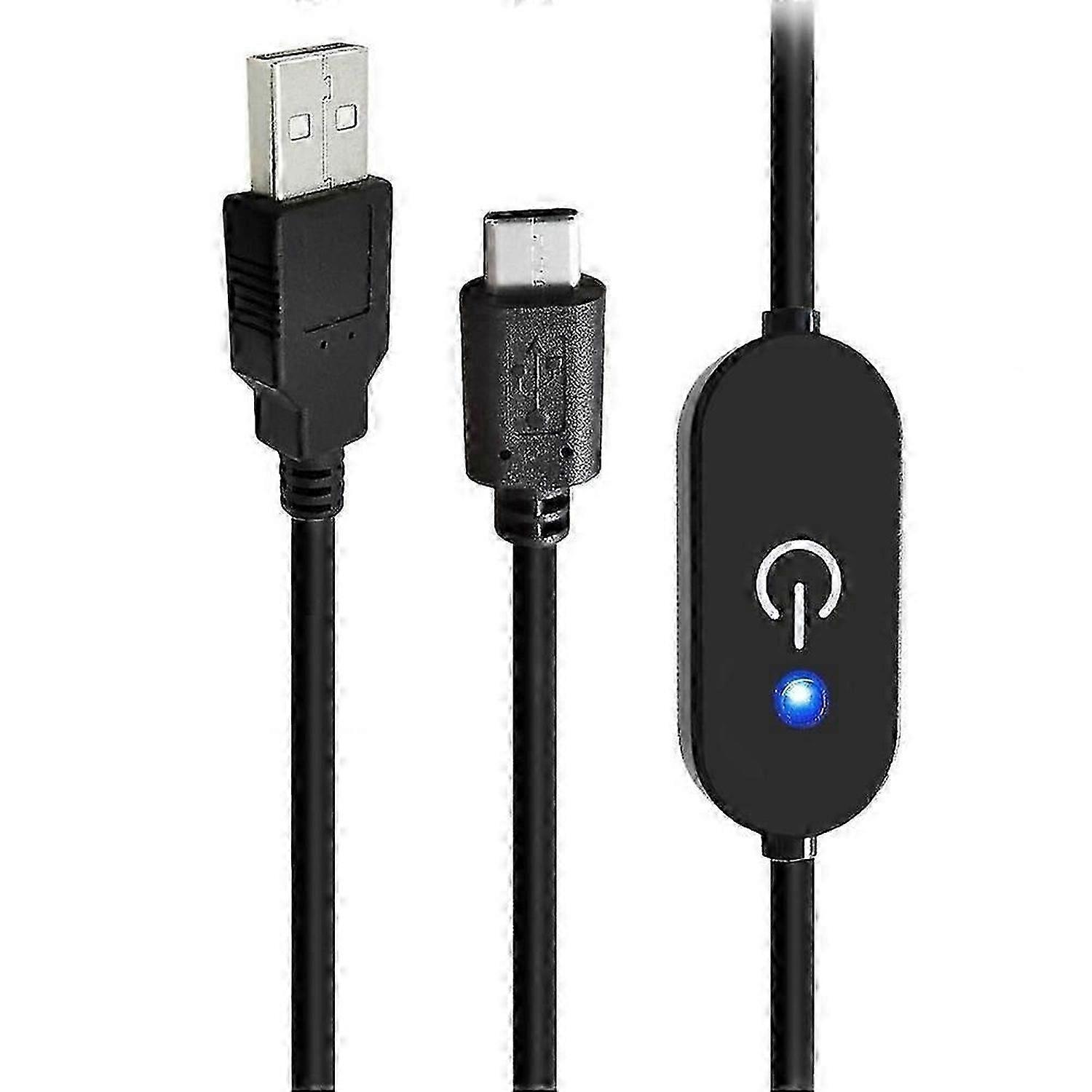 Typ B JUNSUNMAY 100cm Typ-C auf USB LED Touch Inline Dimmer Switch Controller für einfarbig
