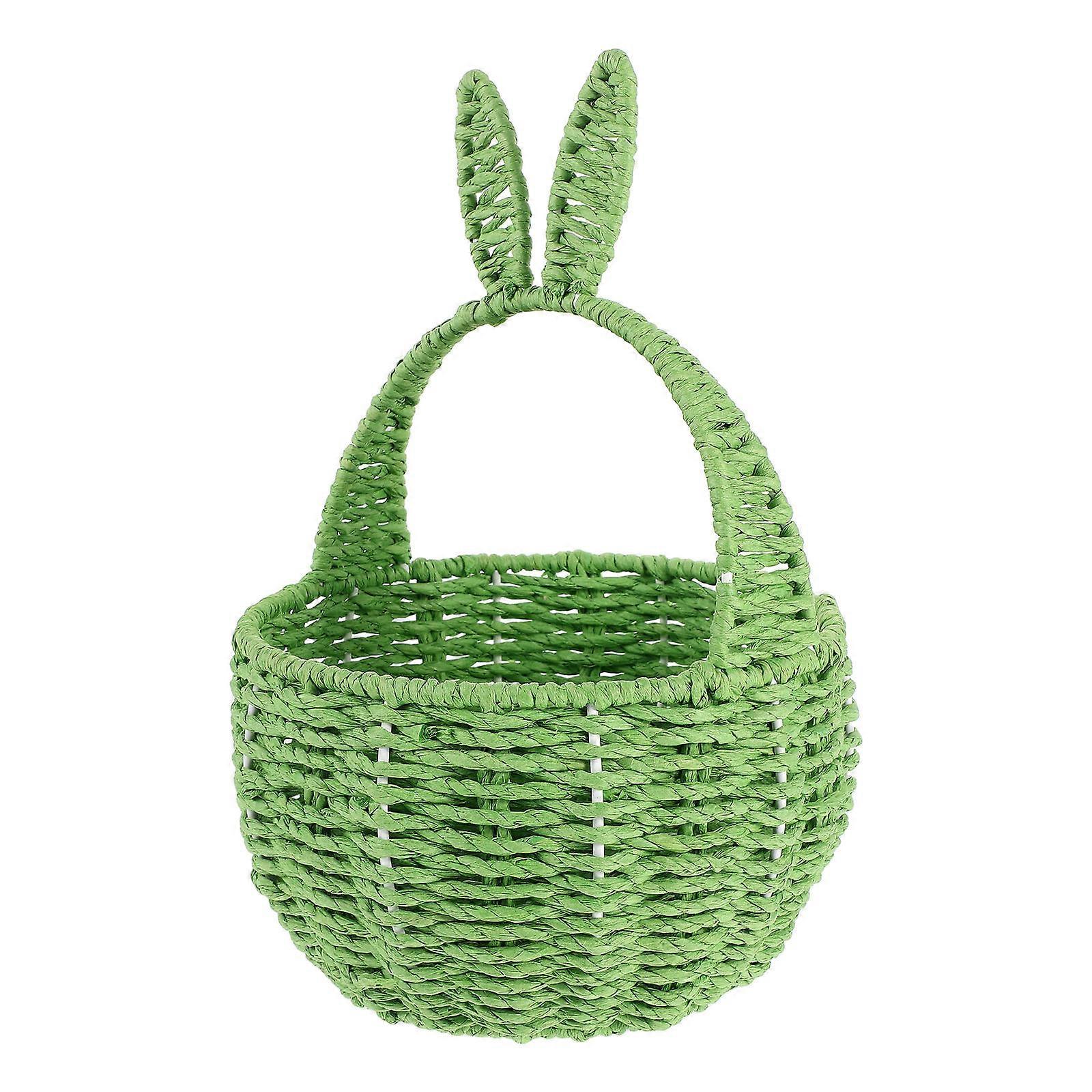 Caravan Storage Basket Handheld Rabbit Ear Basket for Fruit Storage