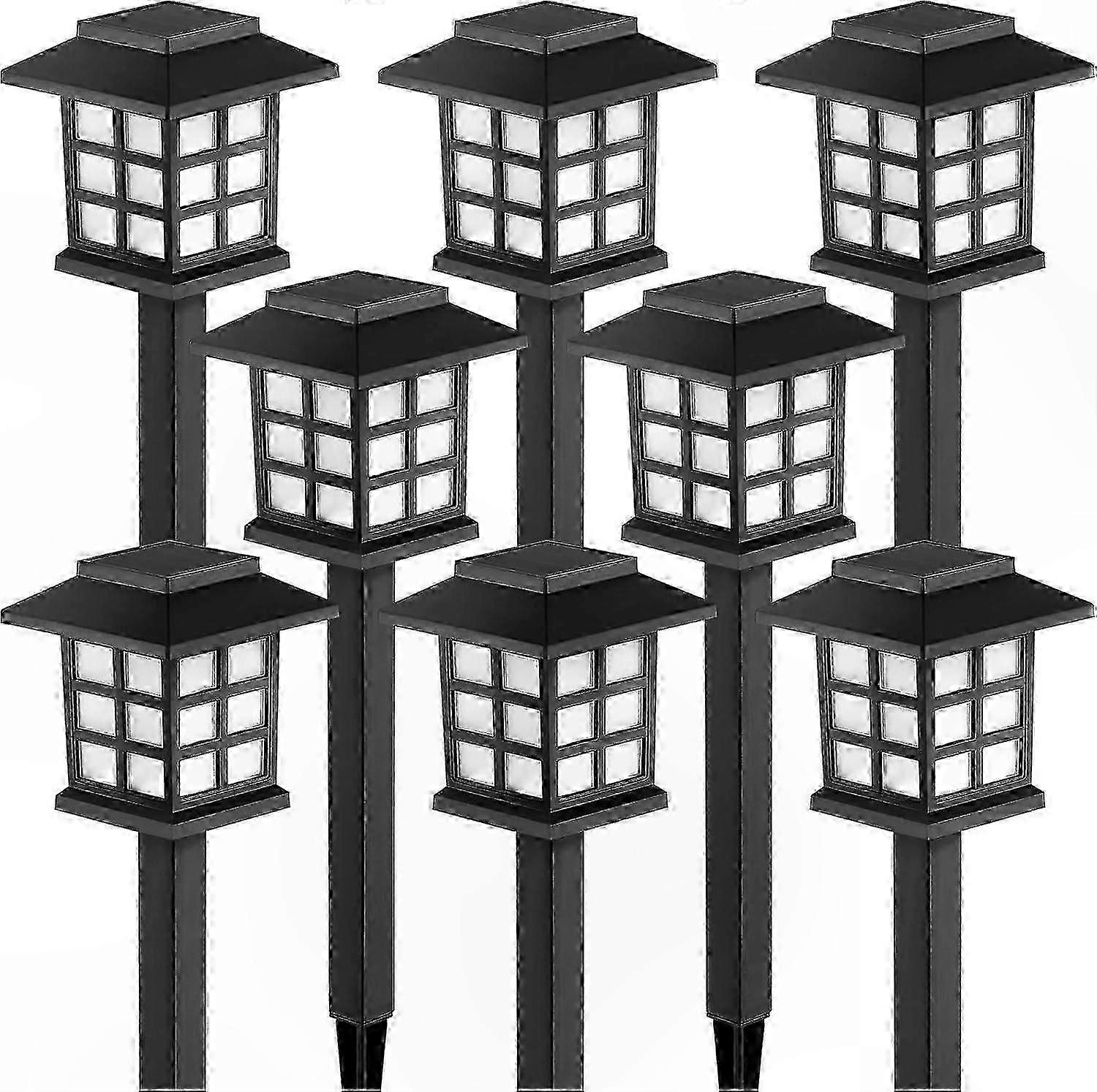 Solar Waterproof Outdoor Pathway Lights For 10-Hour Illumination