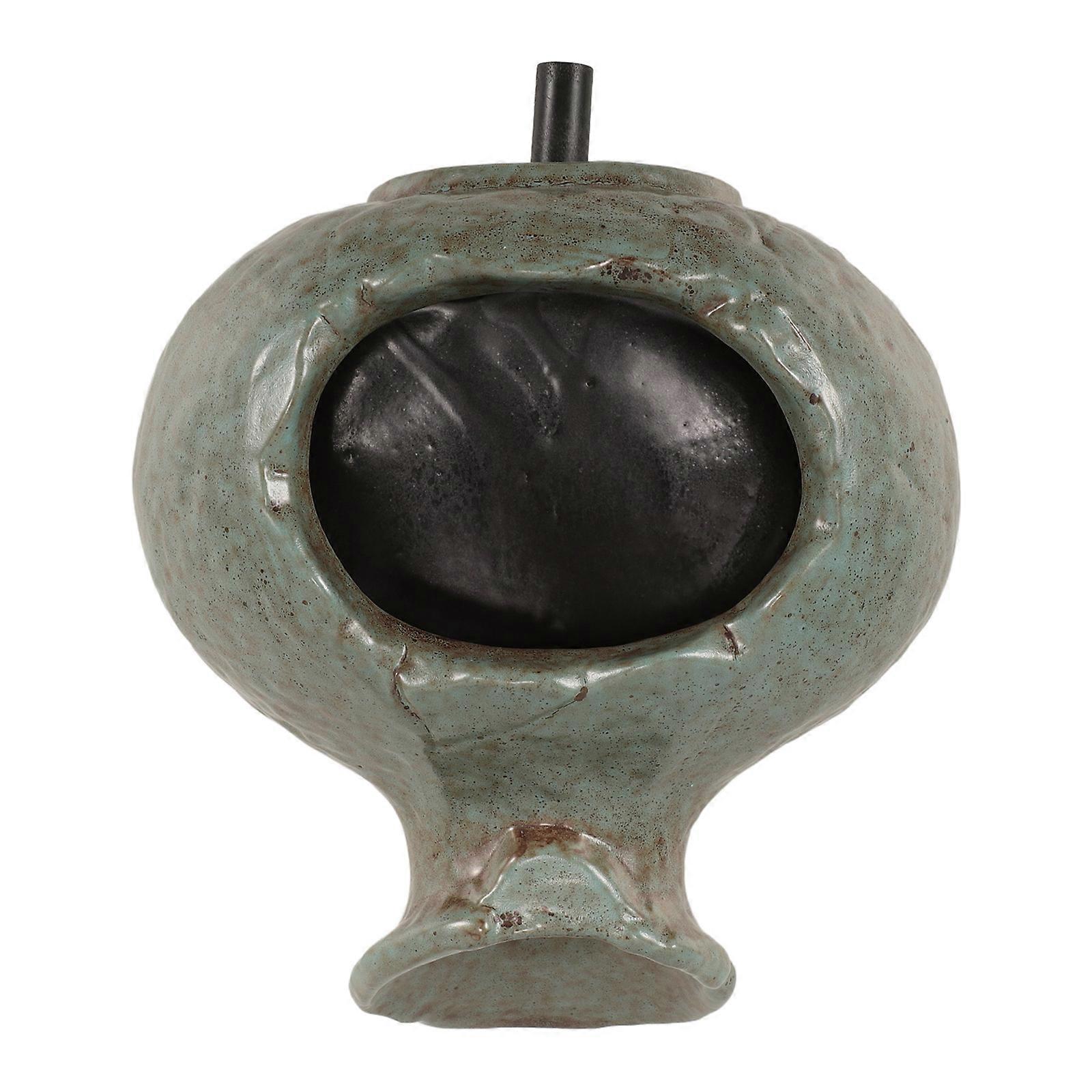 Waterfall Ceramic Jar for Outdoor Fountain 2Pcs