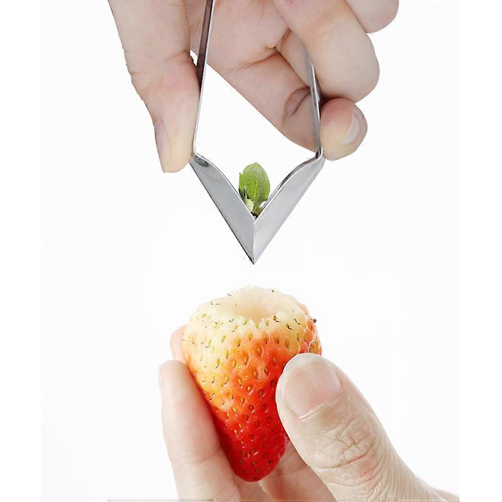 3Pcs Stainless Steel Pineapple Remover Clip Kitchen Gadget for Home Use with Ergonomic Handle and Tapered Tip Design