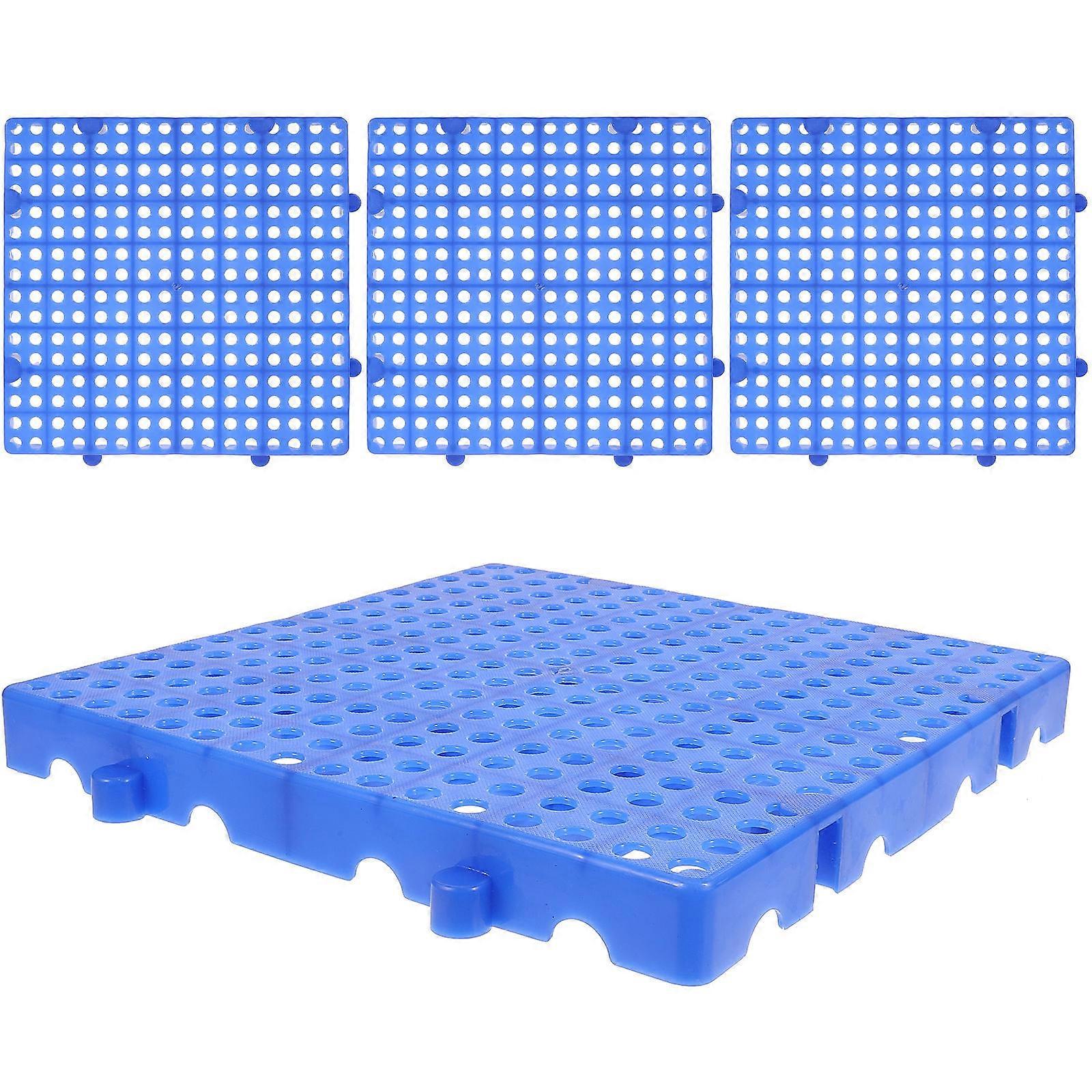 Plastic Patio Tiles Outdoor Flooring for 16Pcs Interlocking Tiles