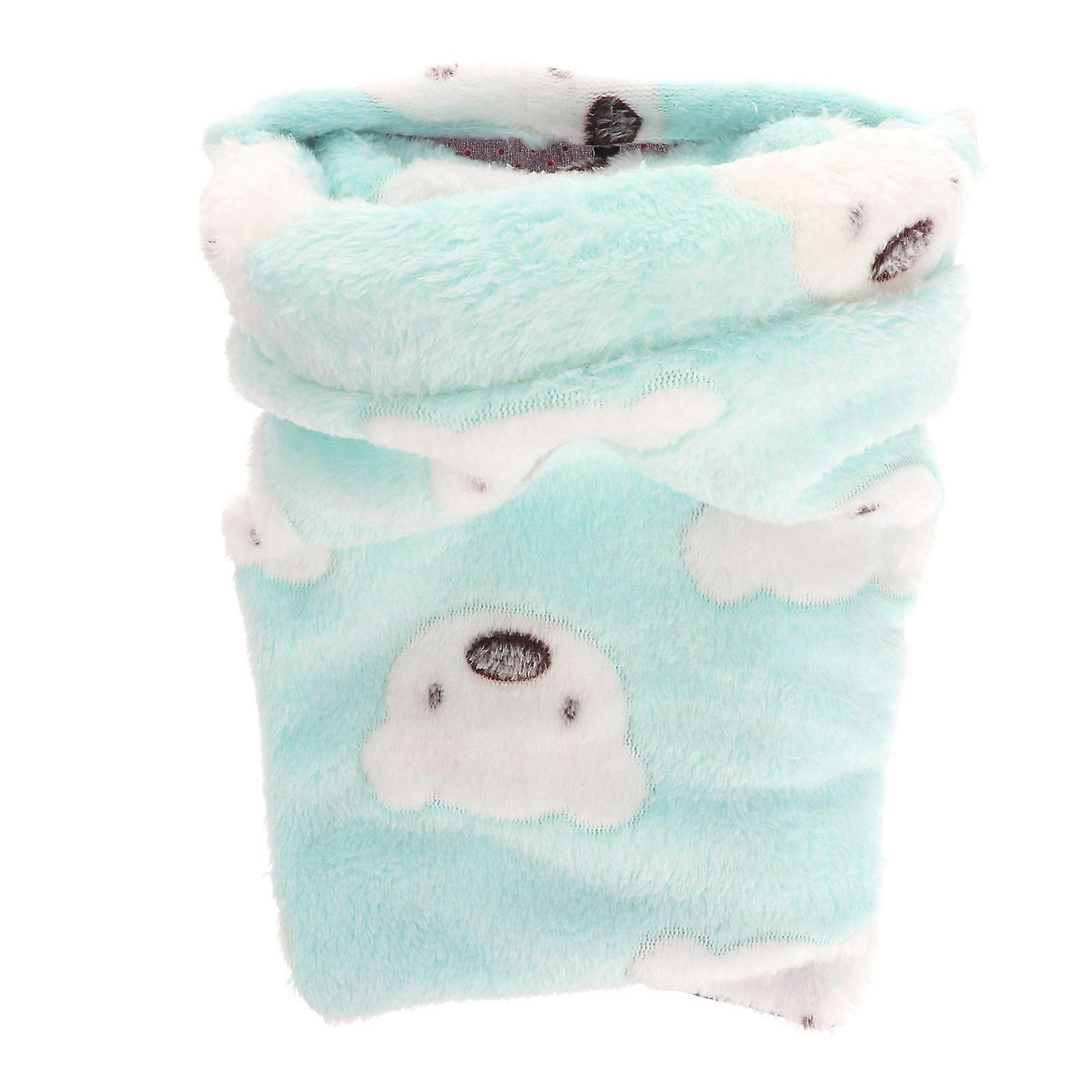 Small Pet Bed Hamster House for Sleeping Use 2Pcs Green Warm Fleece Nest