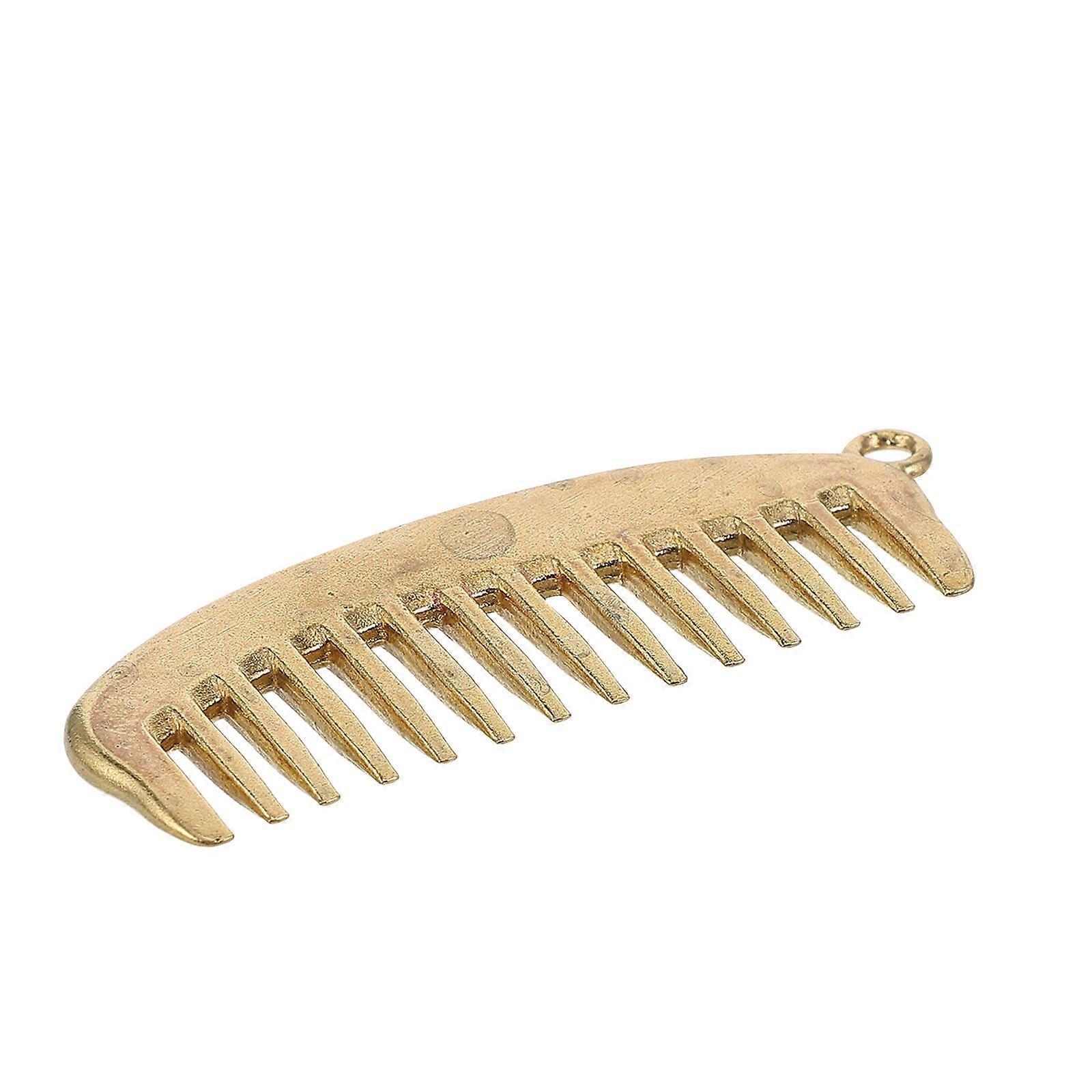 Mini Metal Comb Keyring For Women Retro Design Daily Use Gift 2Pcs Hair Styling Accessory