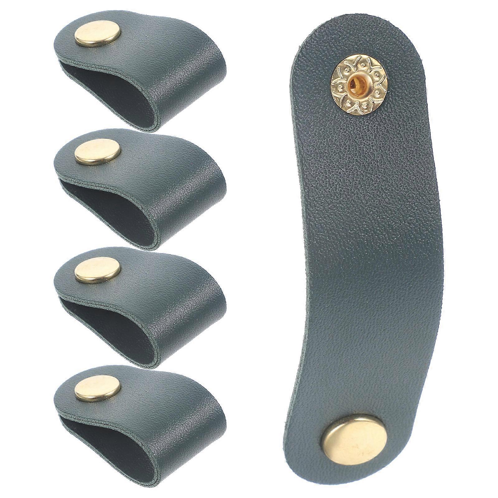 Earphone Cord Strap Multi Functional Cable Storage Strap Usb Cable Management Reusable Faux 5Set
