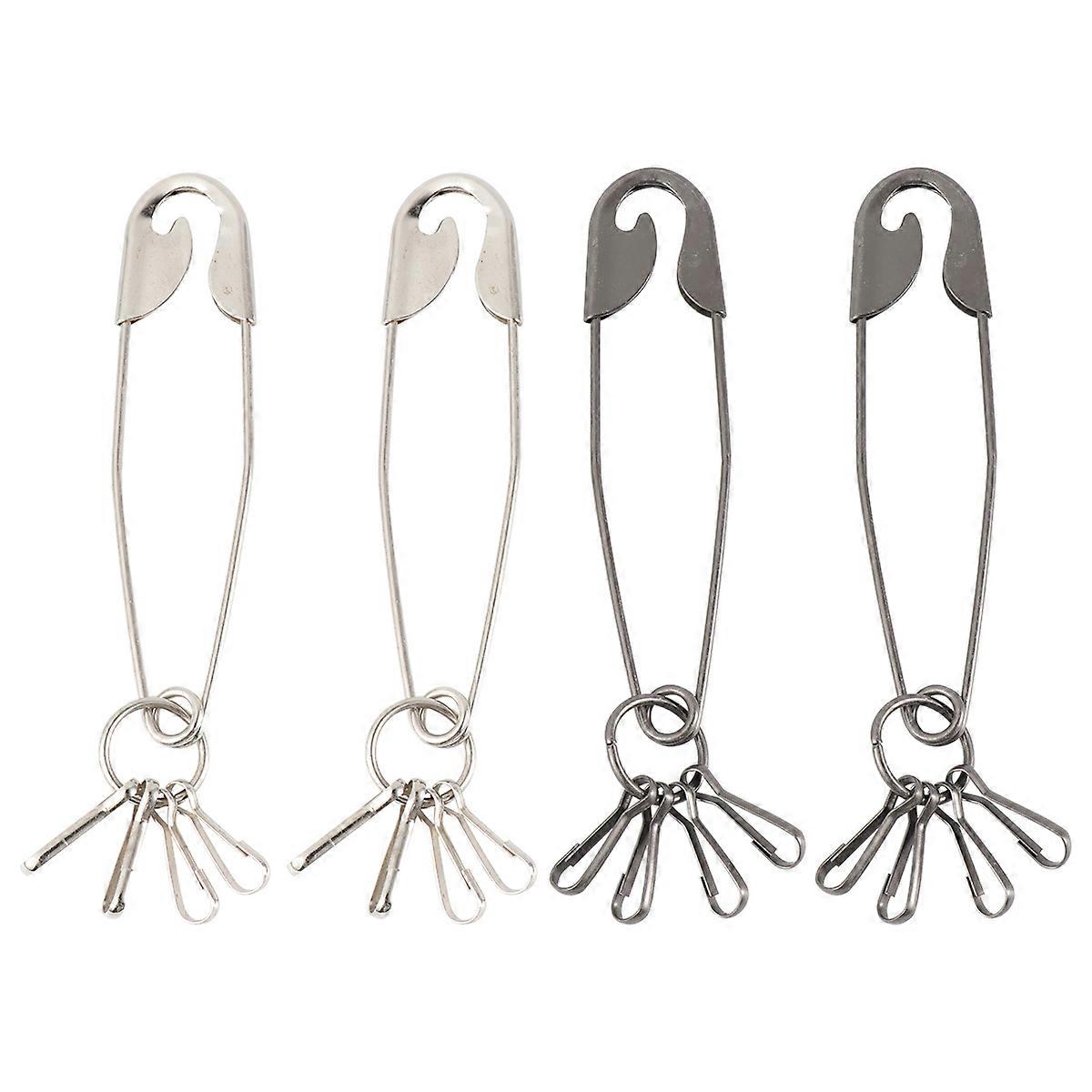 Key Holder Metal Keychain Creative Design for Holding Key 8Pcs