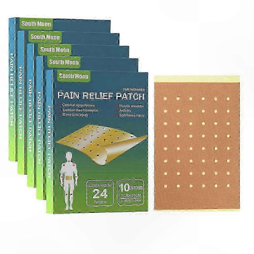 Herbal Pain Relief Patches for Neck and Joint Support Elastic Fabric Safe for Spondylosis Arthritis Muscle Strain Recovery Solution