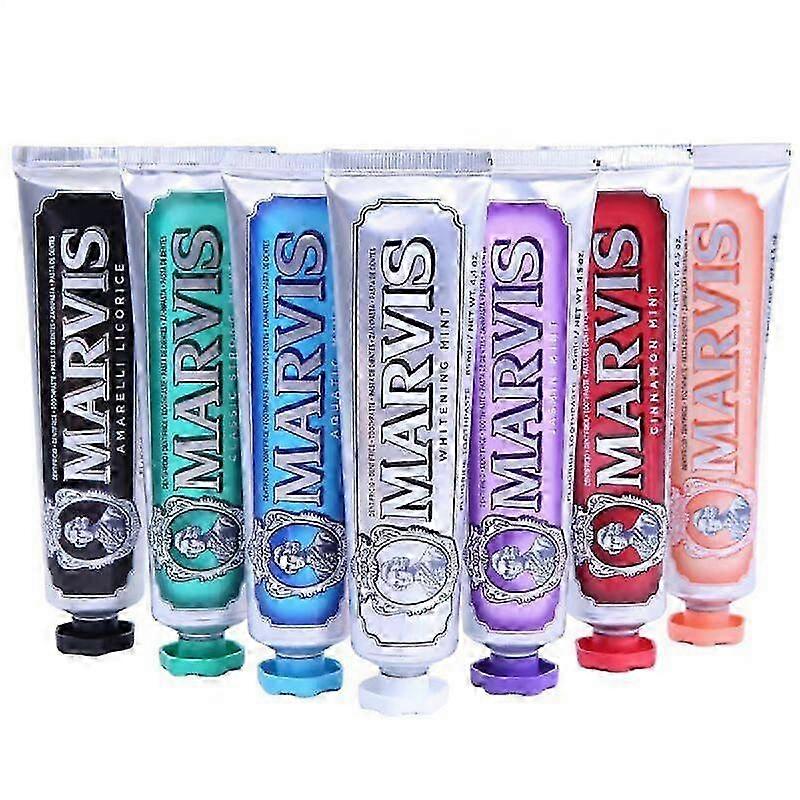 Marvis mint toothpaste can help to remove dental plaque and tartar. 2025