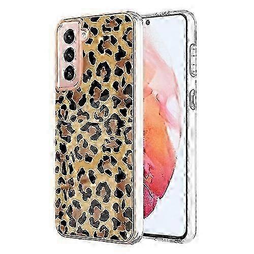 For Samsung Galaxy S21 5G Electroplating Marble Dual-side IMD Mobile Phone Case