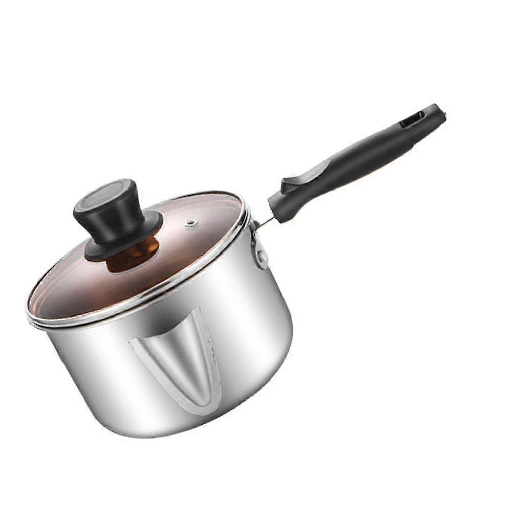 Thicken Soup Pot 2Pcs Ideal For Kitchen Use And Cooking 29.5X17X13Cm Stainless Steel Material Handle Style