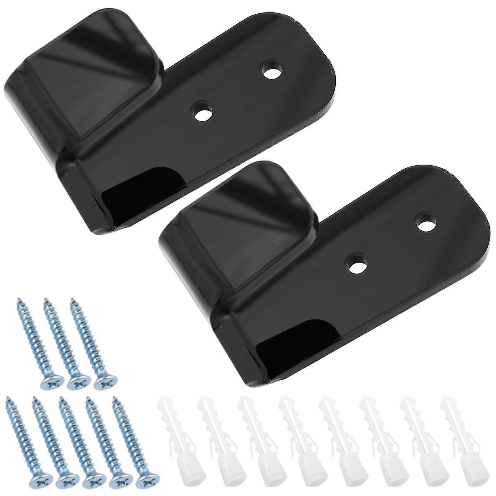 Fishing Pole Holder Ski Poles Hanging Racks for Storage 4Sets Black