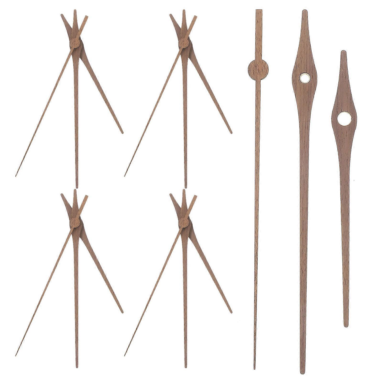 Wooden Clock Hands Replacement For DIY Projects 14.50X0.30X0.20CM Delicate Design 20 Sets