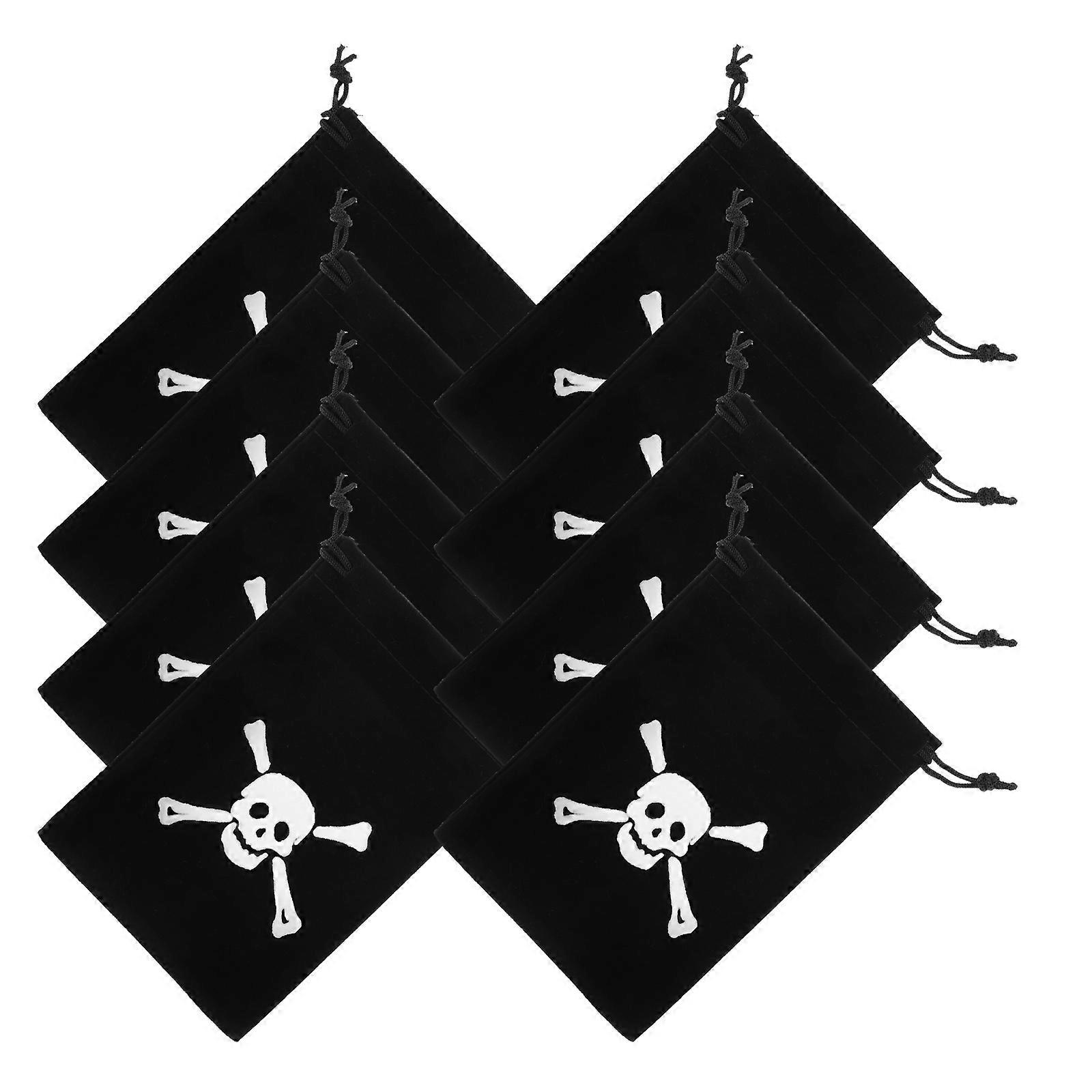 Pirate Drawstring Bags 32 Pcs Small Gift Wrapping Bags Suitable For Birthday Parties And Pirate Theme Parties Practical Design