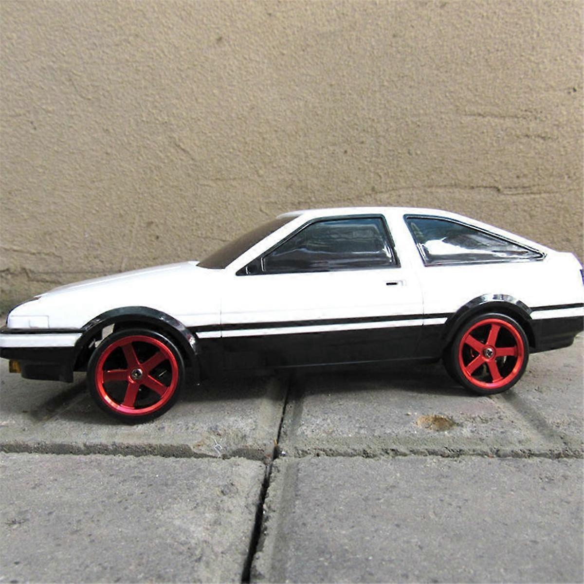 4pcs Wheels for LDRC AE86 RC Car Black and Red