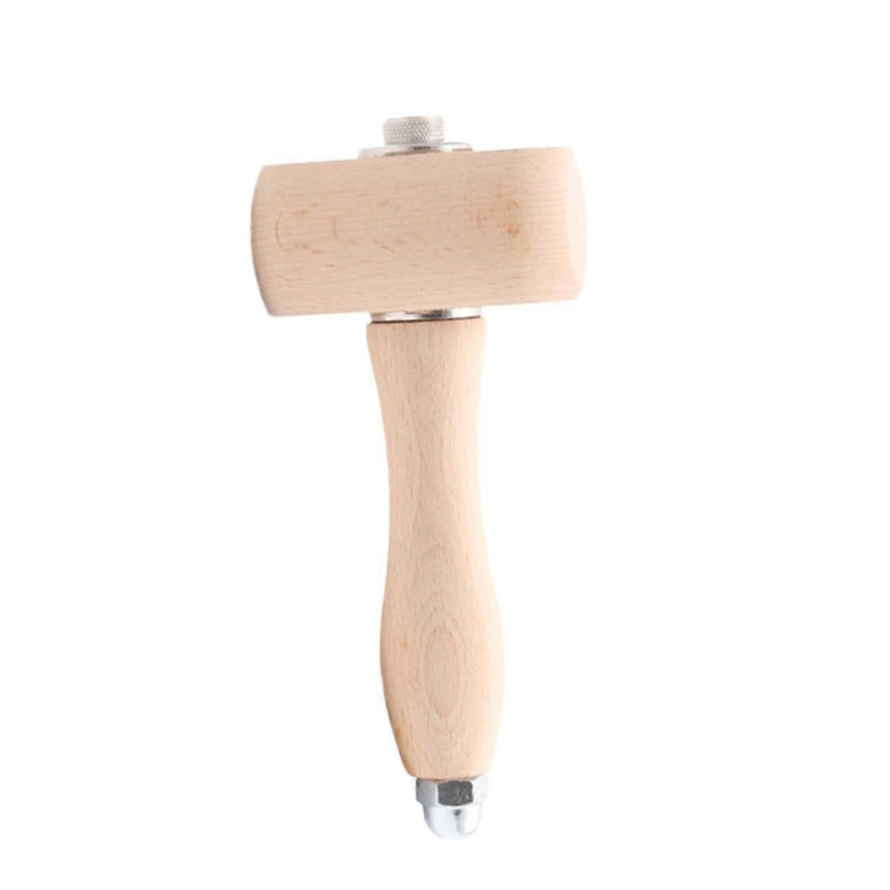 Leather Craft Hammer Wooden Mallet Lightweight Tool Engraving Leather Products Ergonomic Handle