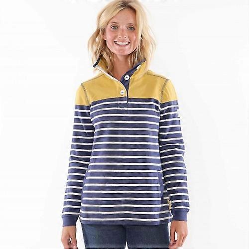 Lazy Jacks Womens/Ladies Button Neck Sweatshirt