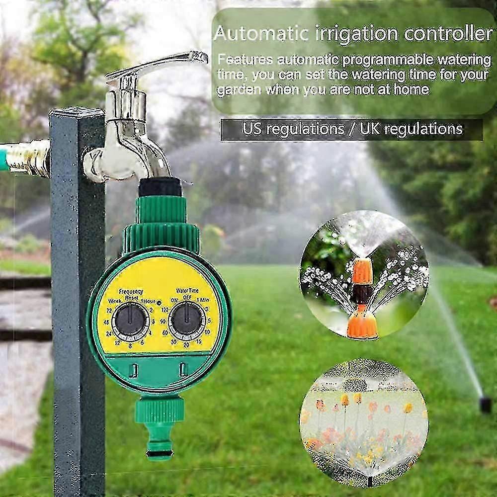 Automatic Watering Garden Water Timer Computer With Ball Valveround