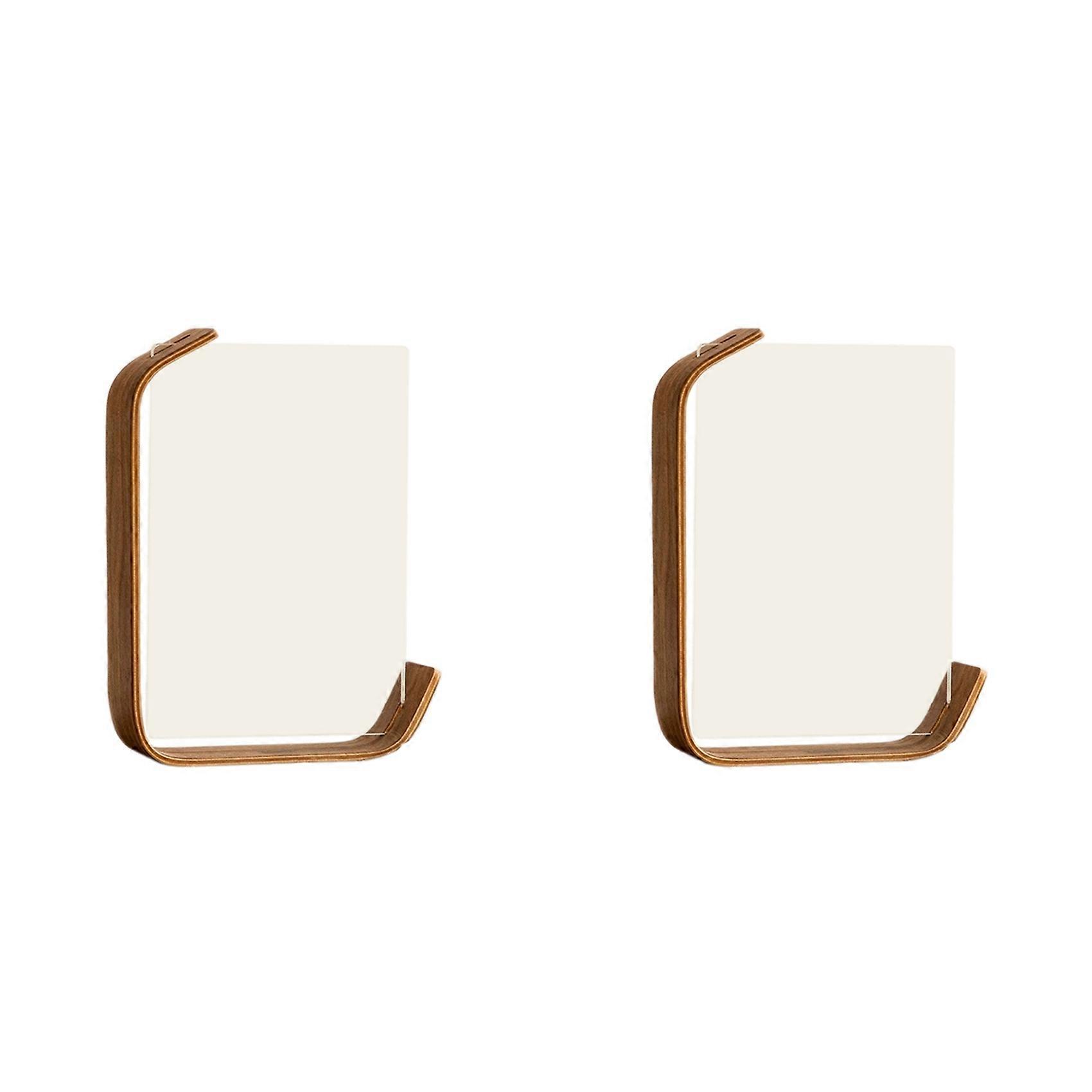 2pcs 8 Inch DIY Acrylic Wooden Photo Frame Herbarium Display Picture Frame with Sided Frame B