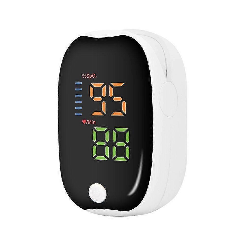 Fingertip Pulse Oximeter with Real-Time Blood Oxygen & Heart Rate Monitoring, Portable & Accurate, Auto Shut-Off