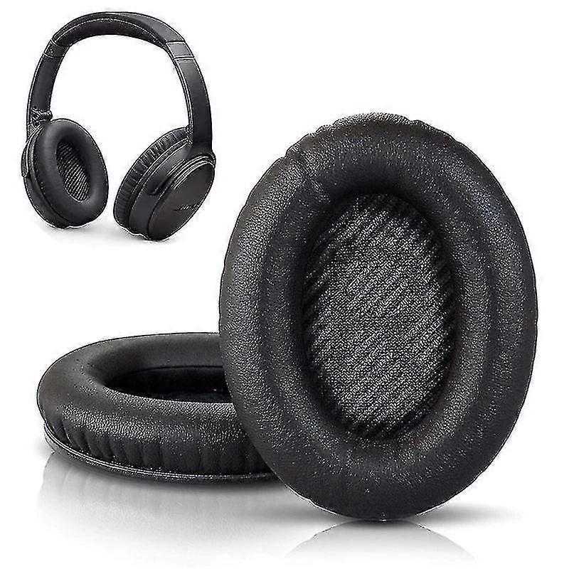 ボーズクワイエットコンフォート35ll/ボーズQC35llヘッドフォン用交換用イヤーパッド(ブラック)