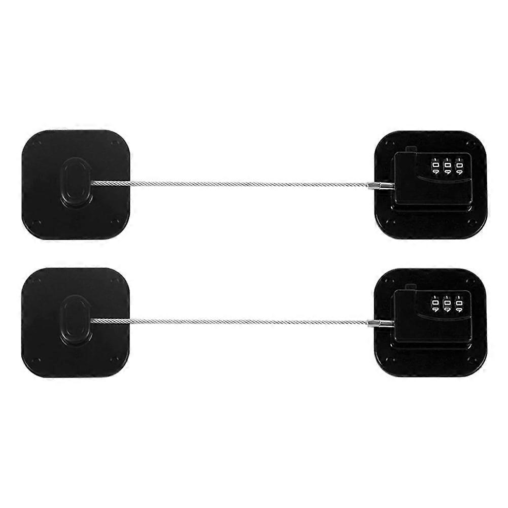 Refrigerator Lock, Combination Lock for Refrigerator Cabinets, 2 Pack
