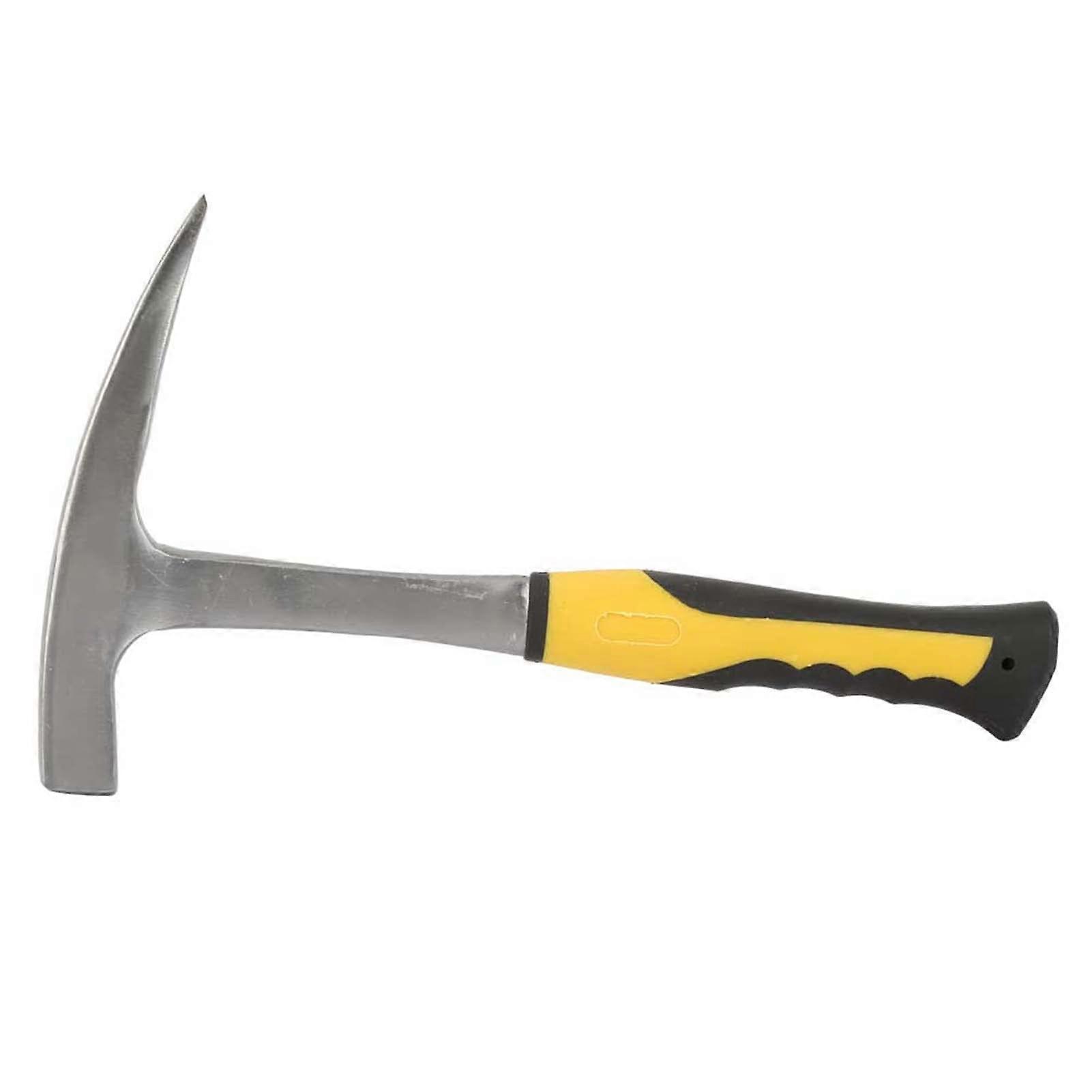 Duckbill Hammer Geological Brick Hammer With Carbon Steel HeatTreated Head Flat Mouth Chisel Tip Small Rock