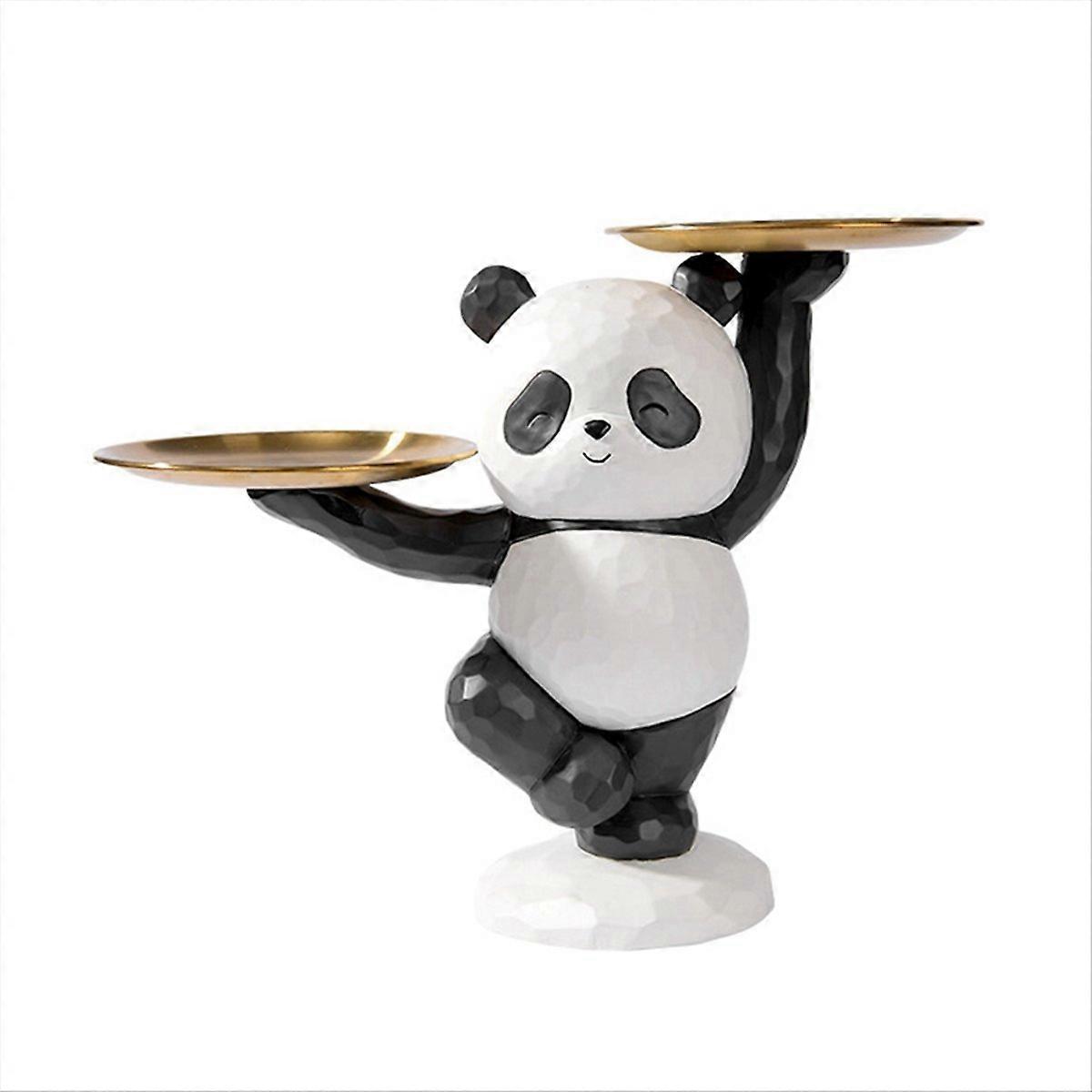Resin Panda Key Storage Tray, Desktop Decoration, Cute Storage Rack
