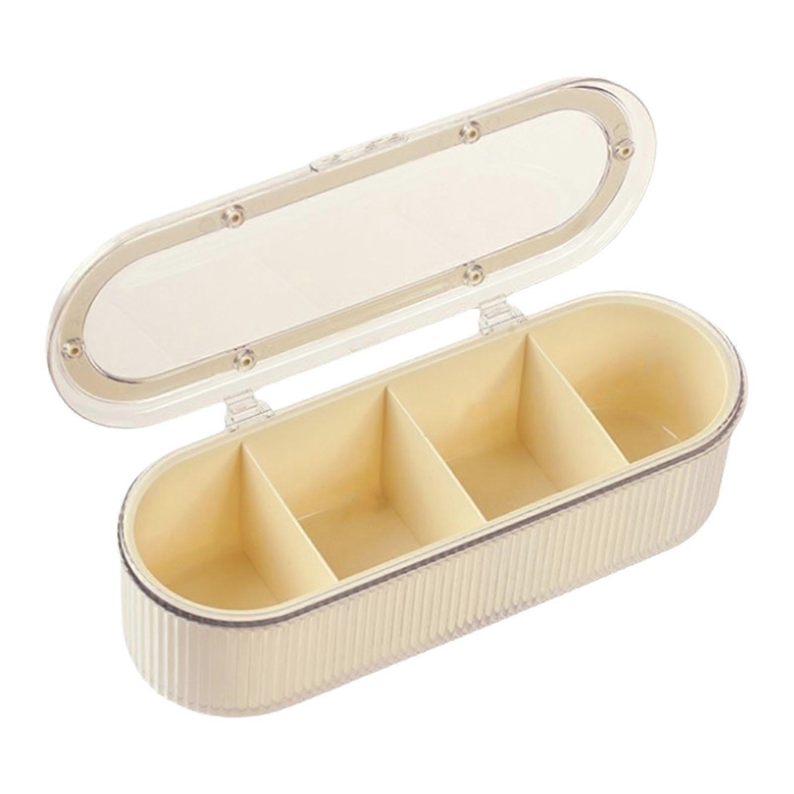 Componentized Plastic Jewelry Display Case With Visible Compartments Twist Complimentary Storage For Artisanal Accessories Home Deck Multicolor