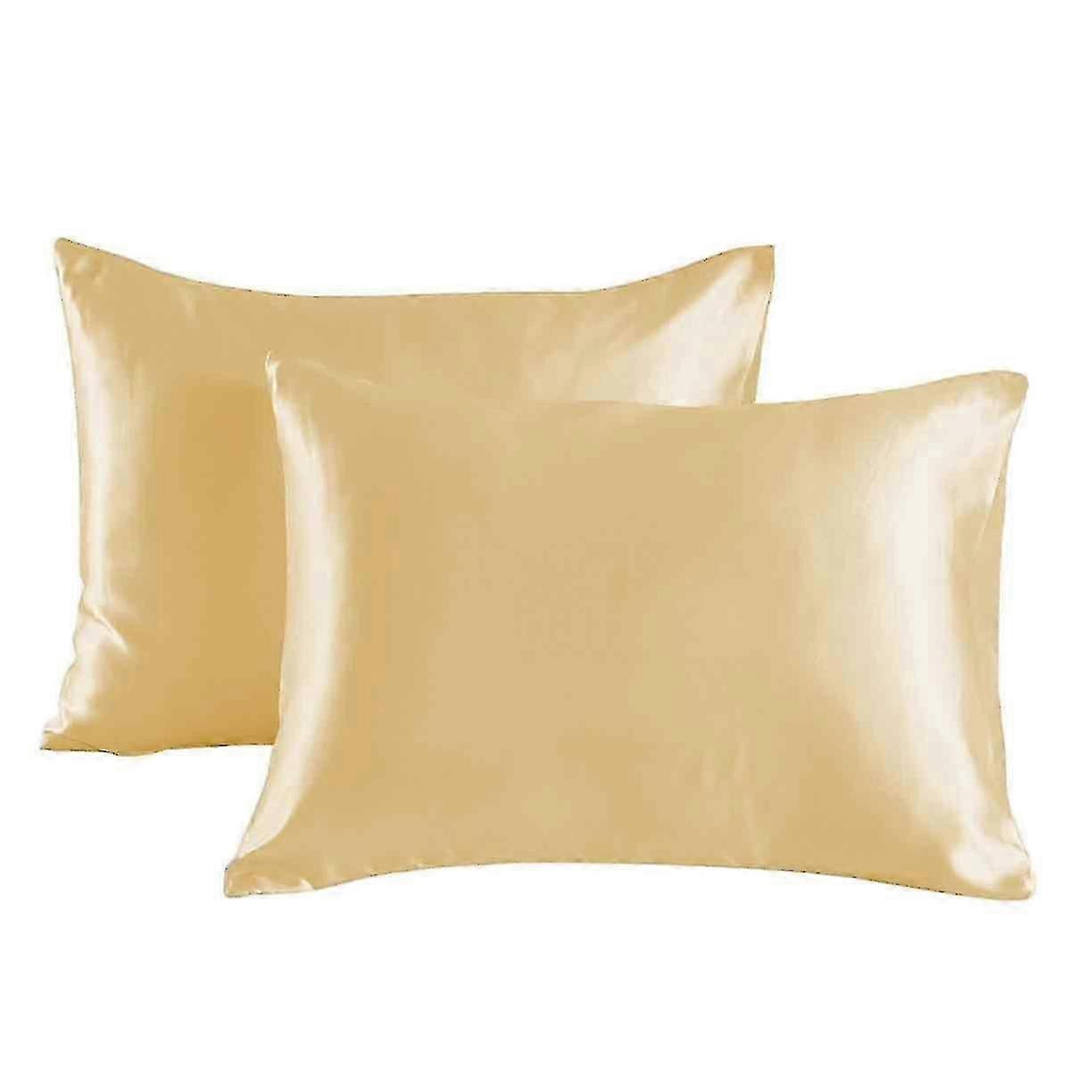 Satin Luxury At Your Fingertips, Zippered Pillow Cases With Hidden Zipper Closure, Silky Smooth Touch For An Indulgent Sleep, Wrinkle-