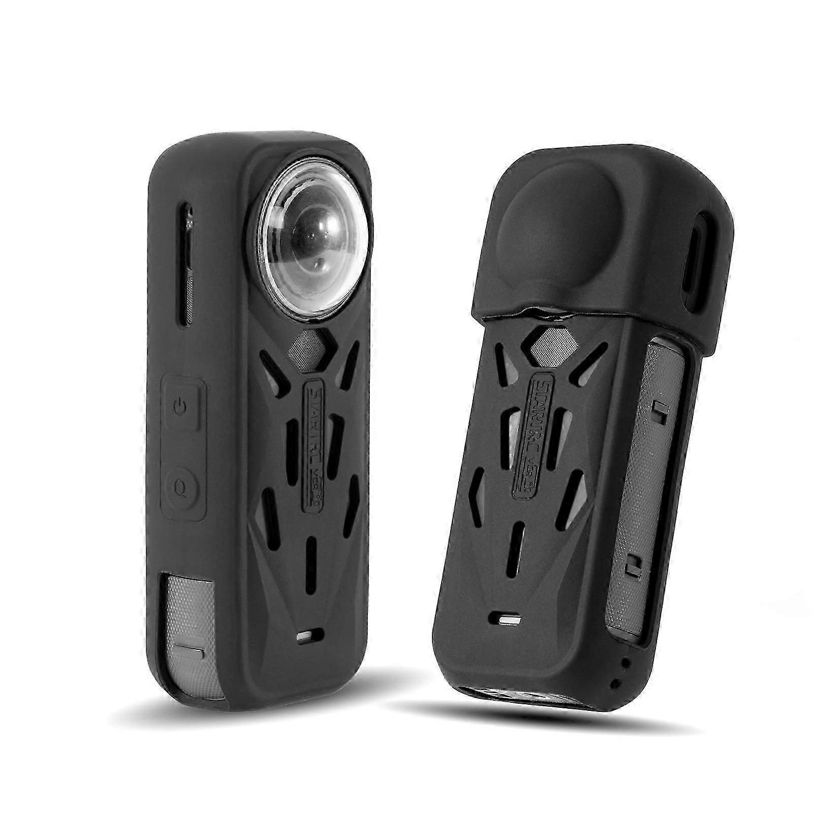 עבור Insta360 X5 STARTRC כיסוי מגן לפיזור חום סיליקון עם כיסוי עדשה