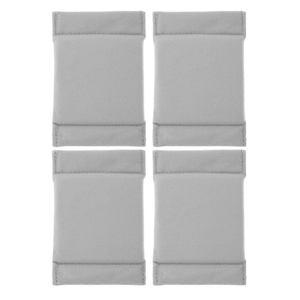 4pcsカメラバッグクッションディバイダーレンズ保護用の調整可能なパッド入りインサート耐衝撃性カメラバッグ収納用インテリアセパレーターパッド