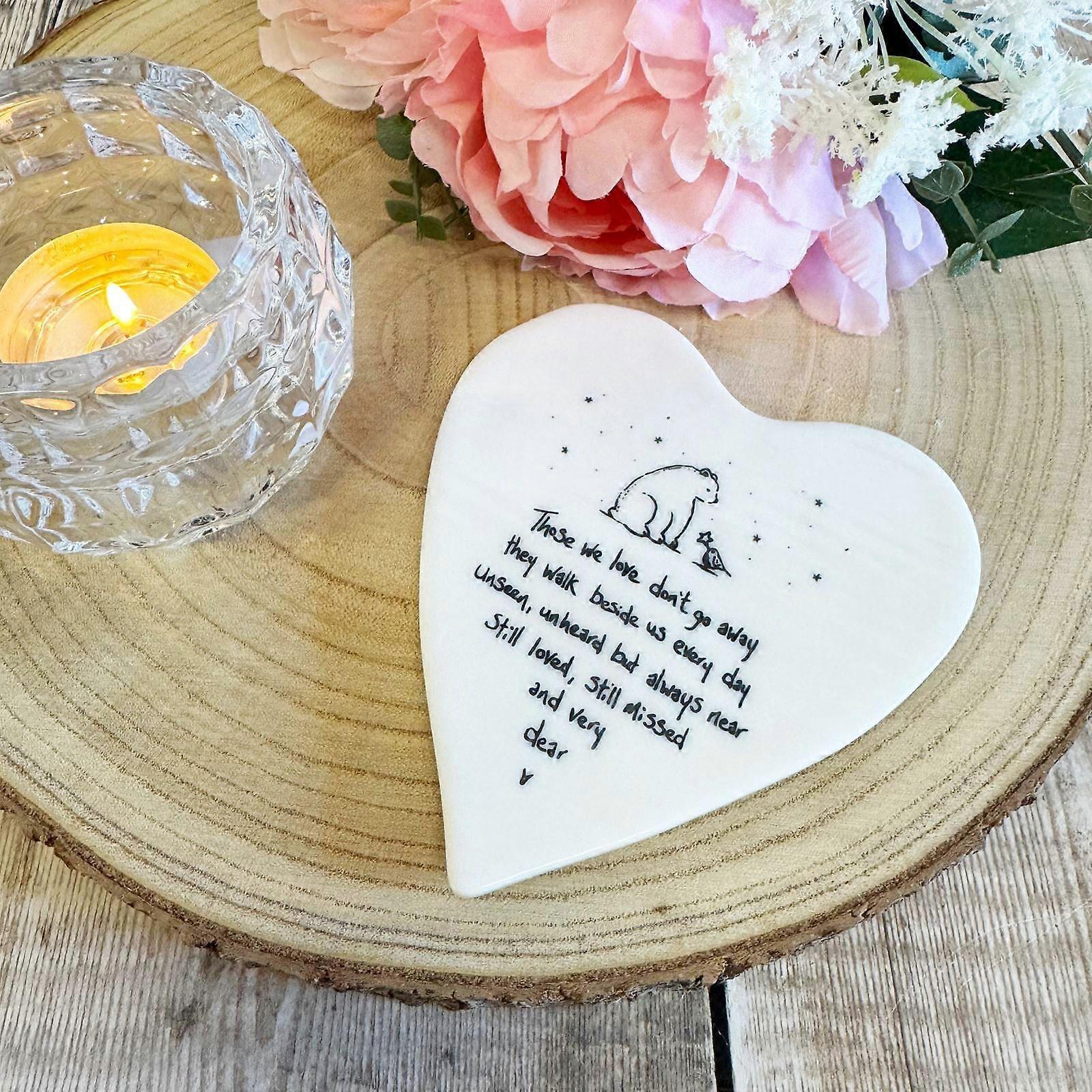 Heart Coaster - Those we love don't