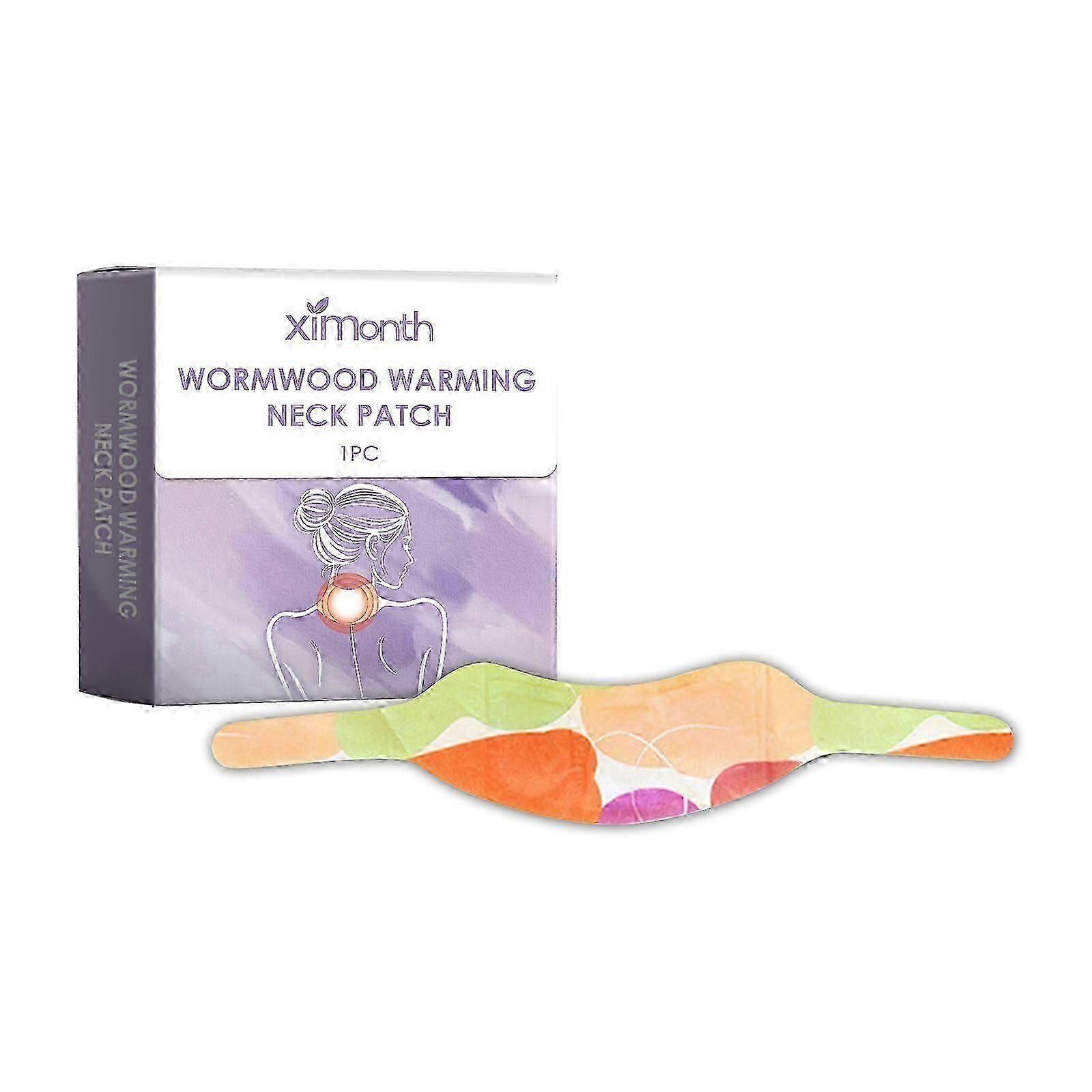 رقعة رقبة دافئة من Ximonth mugwort رقعة رقبة ذاتية التسخين تخفف من الانزعاج في الرقبة وتزيل التوتر وتحسن المرونة