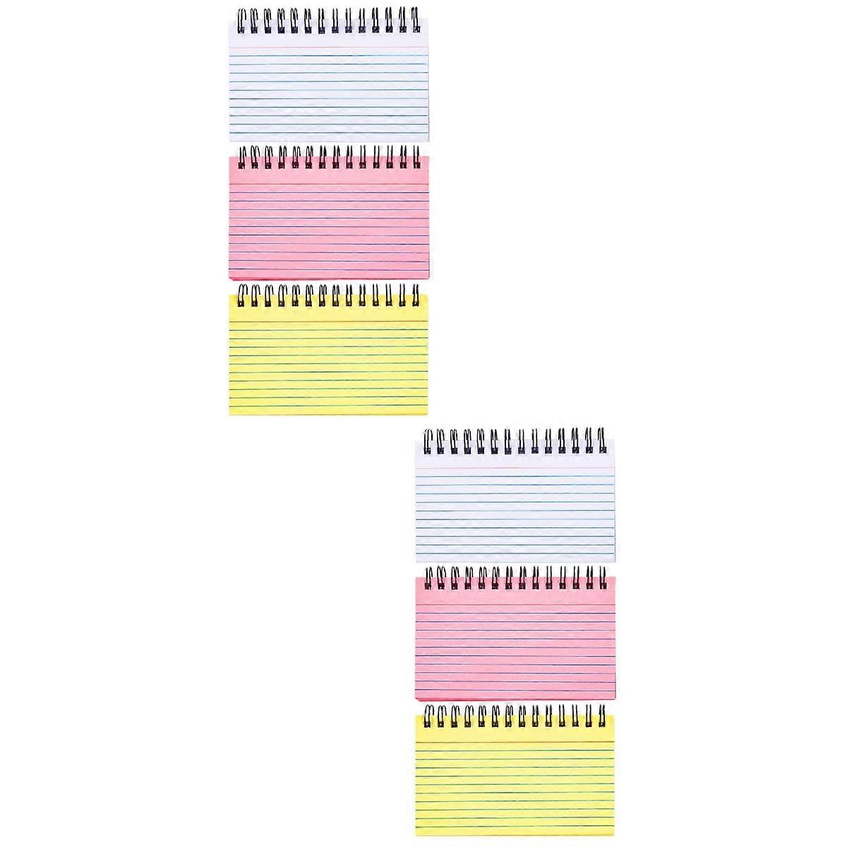 Coil Horizontal Line Book Pocket Notebook Portable Writing Pad Pads Office Supplies Small Notepad Supply Multi-function Lined Student